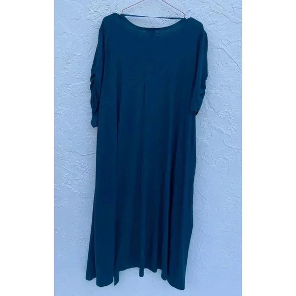 Torrid Womens Short Sleeve Open Front Fitflare Duster Cardigan Sweater Blue 6 - Picture 2 of 11
